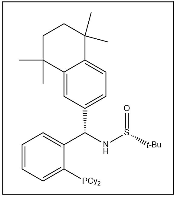 S(R)]-N-[(S)-[2-(二环己基膦)苯基](5,6,7,8-四氢-5,5,8,8-四甲基-2-萘基)甲基]-2-叔丁基亚磺酰胺