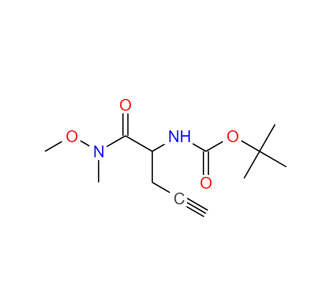 1-(甲氧基(甲基)氨基)-1-氧代-4-戊炔-2-氨基甲酸叔丁酯