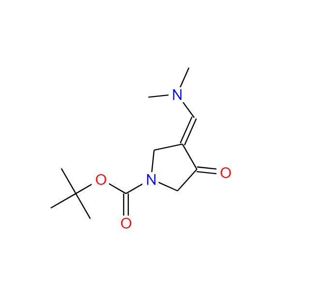 叔-丁基 3-((二甲氨基)亚甲基)-4-羰基吡咯烷-1-羧酸酯