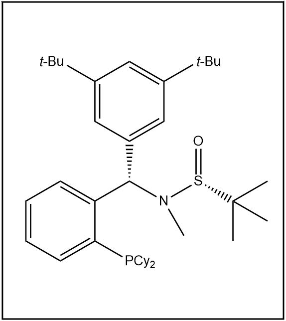 S(R)]-N-[(S)-3,5-二叔丁基苯基)]-[2-(二环己基膦)苯基]-N-甲基-2-叔丁基亚磺酰胺
