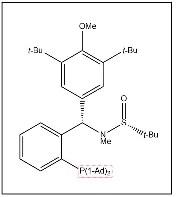 S(R)]-N-[(S)-[3,5-二叔丁基-4-甲氧基苯基][2-(二金刚烷基膦)苯基]甲基]-N-甲基-2-叔丁基亚磺酰胺