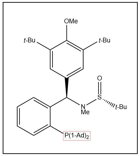 S(R)]-N-[(R)-[3,5-二叔丁基-4-甲氧基苯基][2-(二金刚烷基膦)苯基]甲基]-N-甲基-2-叔丁基亚磺酰胺