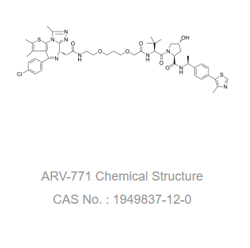 ARV-771是一种基于蛋白水解靶向嵌合体(PROTAC)技术的小分子泛BET降解剂