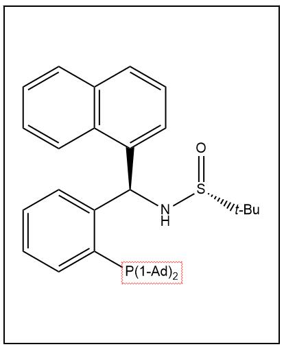 S(R)]-N-[(R)-[2-(二金刚烷基膦)苯基]-1-萘基甲基]-2-叔丁基亚磺酰胺 2249950-31-8