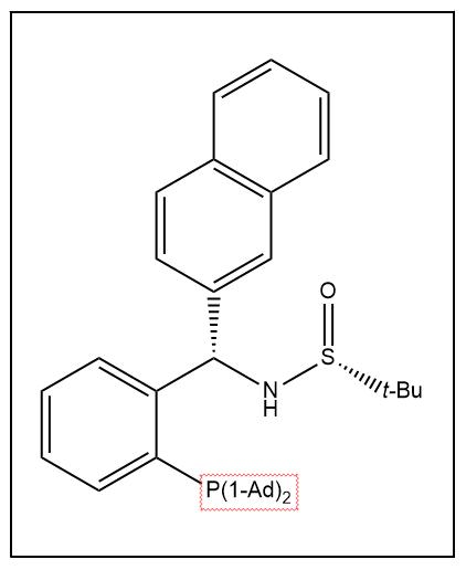 S(R)]-N-[(S)-[2-(二金刚烷基膦)苯基](2-萘基)甲基]-2-叔丁基亚磺酰胺