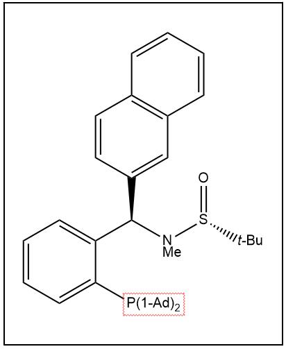 S(R)]-N-[(R)-[2-(二金刚烷基膦)苯基](2-萘基)甲基]-N-甲基-2-叔丁基亚磺酰胺