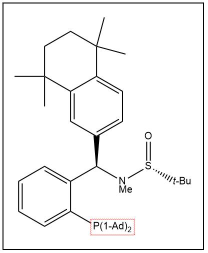 S(R)]-N-[(R)-[2-(二金刚烷基膦)苯基](5,6,7,8-四氢-5,5,8,8-四甲基-2-萘基)甲基]-N-甲基-2-叔丁基亚磺酰胺
