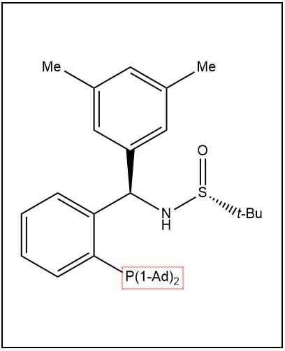 S(R)]-N-[(R)-(3,5-二甲基苯基)[2-(二金刚烷基膦)苯基]甲基]-2-叔丁基亚磺酰胺