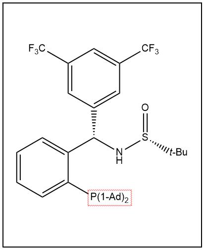 S(R)]-N-[(S)-(3,5-二(三氟甲基)苯基)[2-(二金刚烷基膦)苯基]甲基]-2-叔丁基亚磺酰胺