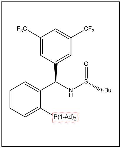S(R)]-N-[(R)-(3,5-二(三氟甲基)苯基)[2-(二金刚烷基膦)苯基]甲基]-2-叔丁基亚磺酰胺