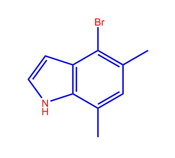 4-溴-5,7-二甲基-1H-吲哚1167056-53-2