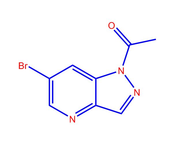 1-(6-溴-1H-吡唑并[4,3-b]吡啶-1-基)乙酮1383735-65-6