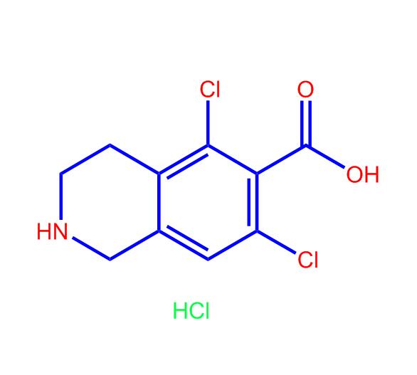 6-异喹啉甲酸-5,7-二氯-1,2,3,4-四氢盐酸盐1289646-93-0