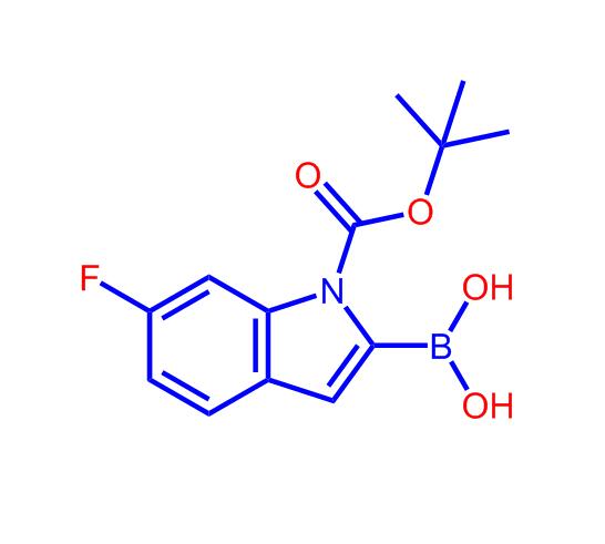 1-Boc-6-氟吲哚-2-硼酸1000068-26-7