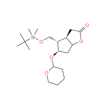 (3AR,4S,5R,6AS)-4-[[[(1,1-二甲基乙基)二甲基硅基]氧基]甲基]六氢-5-[(四氢-2H-吡喃-2-基)氧基]-2H-环戊并[B]呋喃-2-酮
