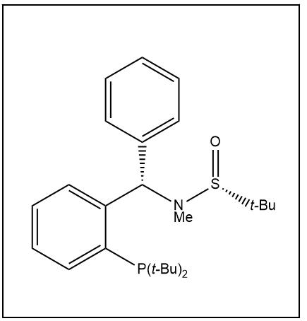 S(R)]-N-[(1S)-1-[2-(二叔丁基膦)苯基]苯甲基]-N-甲基-2-叔丁基亚磺酰胺 2253984-99-3