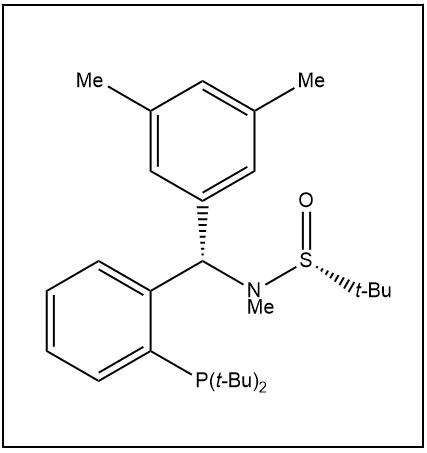 S(R)]-N-[(S)-(3,5-二甲基苯基)[2-(二叔丁基膦)苯基]甲基]-N-甲基-2-叔丁基亚磺酰胺