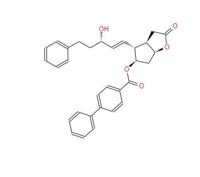 [1,1'-联苯]-4-羧酸,(3AR,4R,5R,6AS)-六氢-4-[(1E,3S)-3-羟基-5-苯基-1-戊烯-1-基]-2-氧代-2H-环戊并[B]呋喃-5-基酯(...)