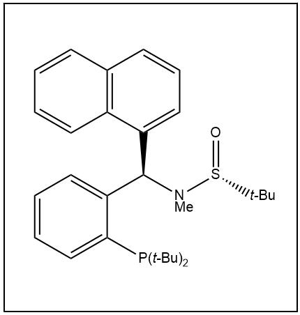 S(R)]-N-[(R)-[2-(二叔丁基膦)苯基]-1-萘基甲基]-N-甲基-2-叔丁基亚磺酰胺