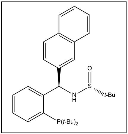 S(R)]-N-[(R)-[2-(二叔丁基膦)苯基]-2-萘基甲基]-2-叔丁基亚磺酰胺