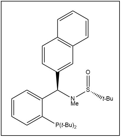 S(R)]-N-[(R)-[2-(二叔丁基膦)苯基]-2-萘基甲基]-N-甲基-2-叔丁基亚磺酰胺