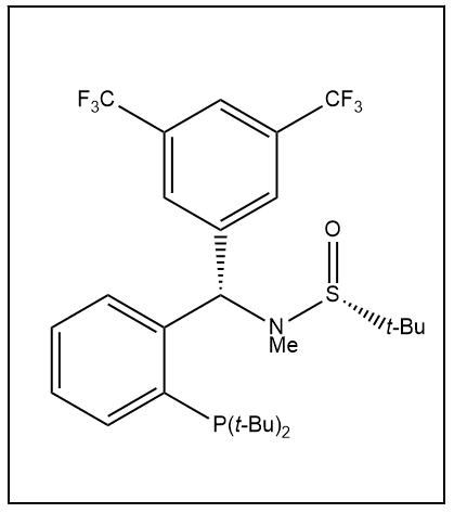 S(R)]-N-[(S)-(3,5-二(三氟甲基)苯基)[2-(二叔丁基膦)苯基]甲基]-N-甲基-2-叔丁基亚磺酰胺