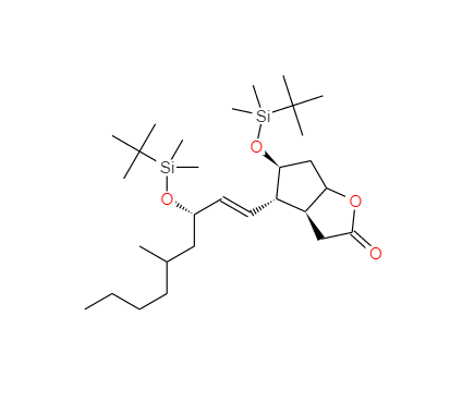 2H-环戊并[B]呋喃-2-酮,5-[[(1,1-二甲基乙基)二甲基硅烷基]氧基]-5-甲基-1-壬烯基]六氢-,[3A,4(1E,3S*,5S*),5,6A]