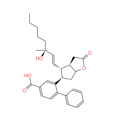 [1,1'-联苯]-4-羧酸,六氢-4-(3-羟基-3-甲基-1-辛烯基)-2-氧代-2H-环戊并[B]呋喃-5-酯,[3AR-[3A,4(1E,3S*),5,6A]]