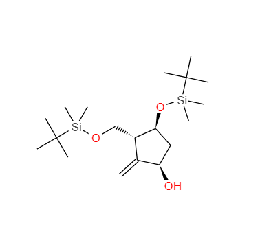 (1R,3R,4S)-4-((叔丁基二甲基甲硅烷基)氧基)-3-(((叔丁基二甲基甲硅烷基)氧基)甲基)-2-亚甲基环戊醇