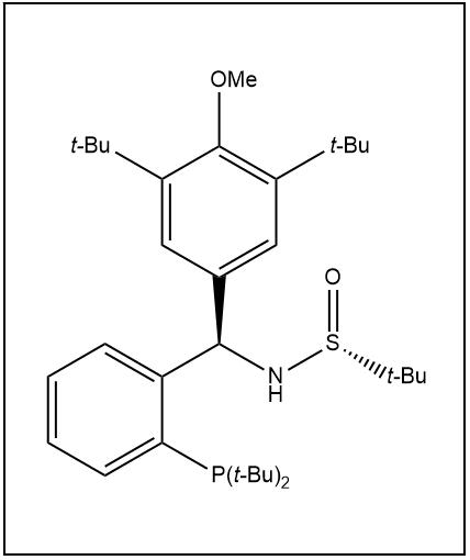 S(R)]-N-[(R)-[3,5-二叔丁基-4-甲氧基苯基][2-(二叔丁基膦)苯基]甲基]-2-叔丁基亚磺酰胺