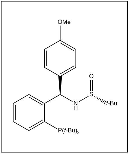 S(R)]-N-[(R)-(4-甲氧基苯基)[2-(二叔丁基膦)苯基]甲基]-2-叔丁基亚磺酰胺