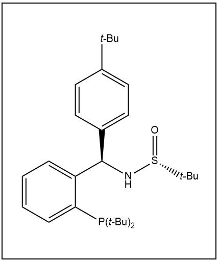 S(R)]-N-[(R)-(4-叔丁基)[2-(二叔丁基膦)苯基]甲基]-2-叔丁基亚磺酰胺