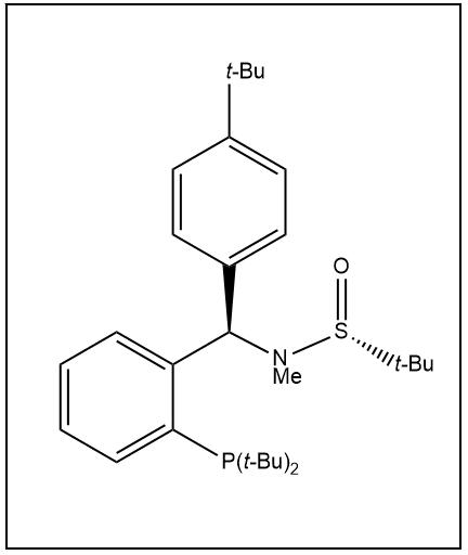 S(R)]-N-[(R)-(4-叔丁基)[2-(二叔丁基膦)苯基]甲基]-N-甲基-2-叔丁基亚磺酰胺
