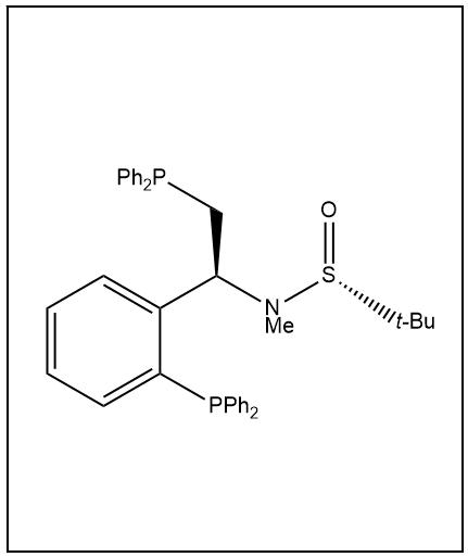S(R)]-N-[(1S)-2-(二苯基膦)-1-[2-(二苯基膦)苯基]乙基]-N-甲基-2-叔丁基亚磺酰胺