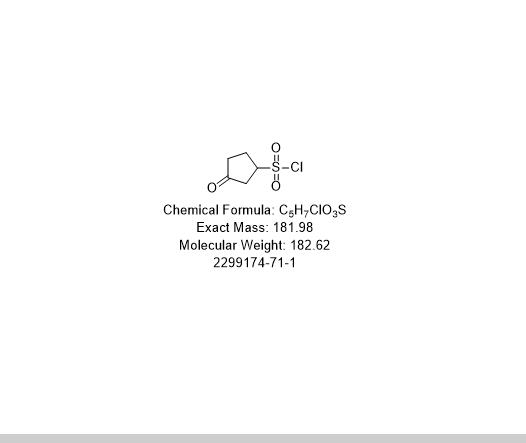 3-oxocyclopentane-1-sulfonyl chloride