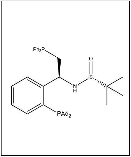S(R)]-N-[(1S)-2-(二苯基膦)-1-[2-(二金刚烷基膦)苯基]乙基]-2-叔丁基亚磺酰胺 2565792-81-4