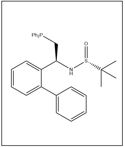 S(R)]-N-[(1S)-1-[1,1'-联苯]-2-(二苯基膦)乙基]-2-叔丁基亚磺酰胺 1936438-14-0