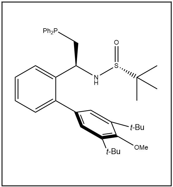 S(R)]-N-[(1S)-1-[3',5'-双叔丁基-4'-甲氧基[1,1'-联苯]-2-(二苯基膦)乙基]-2-叔丁基亚磺酰胺