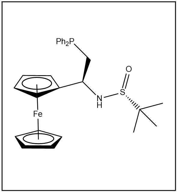 S(R)]-N-[(1S)-1-二茂铁乙基-2-(二苯基膦)乙基]-2-叔丁基亚磺酰胺