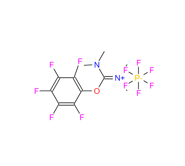 (二甲基氨基)二甲基(2,3,4,5,6-五氟苯氧基)甲烷亚胺六氟磷酸盐