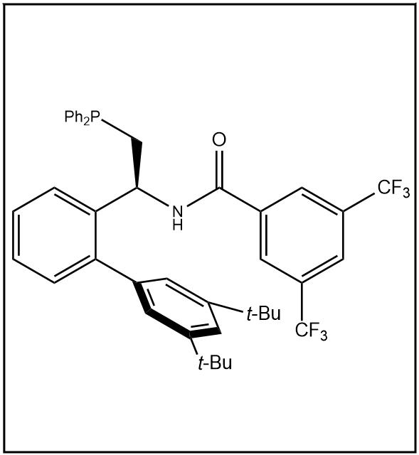 N-[(1S)-1-[3',5'-双(叔丁基)(1,1'-联苯)]-2-(二苯基膦)乙基]-3,5-二(三氟甲基)苯甲酰胺 2089424-11-1