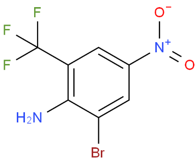 2-溴-4-硝基-6-三氟甲基苯胺，2-Bromo-4-nitro-6-(trifluoromethyl)aniline，400-66-8，可提供公斤级，按需分装！