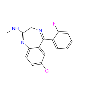 [7-氯-5-(2-氟-苯基)-3H-苯并[E][1，4]二氮杂-2-YL]-甲胺 59467-61-7