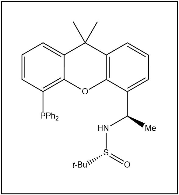 S(R)]-N-[(R)-1-[5-(二苯基膦)-9,9-二甲基-9H-氧杂蒽]乙基]-2-叔丁基亚磺酰胺