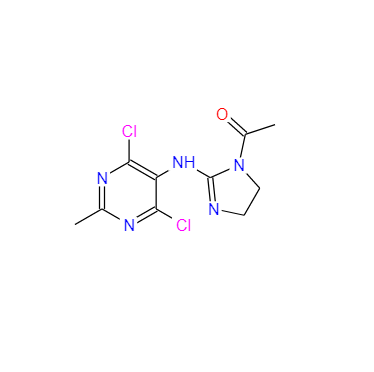 4,6-二氯-2-甲基-5-(1-乙酰基-2-咪唑啉-2)-氨基嘧啶