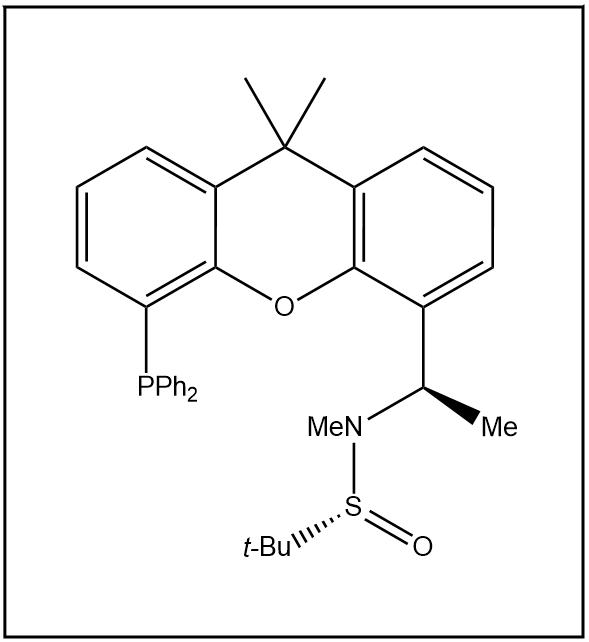 S(R)]-N-[(R)-[5-(二苯基膦)-9,9-二甲基-9H-氧杂蒽]乙基]-N-甲基-2-叔丁基亚磺酰胺