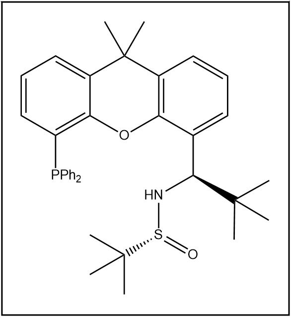 S(R)]-N-[(1R)-1-[5-(二苯基膦)-9,9-二甲基-9H-氧杂蒽]-2,2-二甲丙基]-2-叔丁基亚磺酰胺