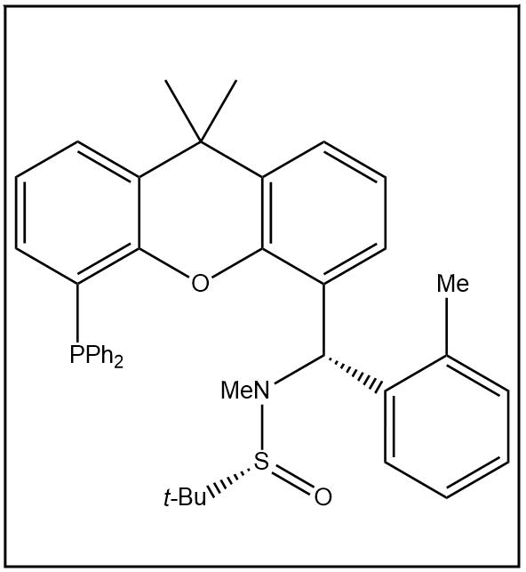 S(R)]-N-[(S)-(2-苯甲基)[5-(二苯基膦)-9,9-二甲基-9H-氧杂蒽]甲基]-N-甲基-2-叔丁基亚磺酰胺