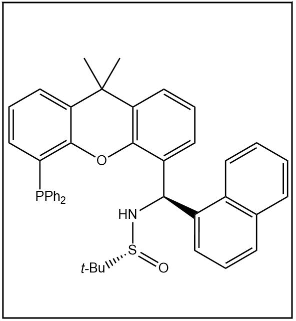 S(R)]-N-[(R)-(1-萘基)[5-(二苯基膦)-9,9-二甲基-9H-氧杂蒽]甲基]-2-叔丁基亚磺酰胺