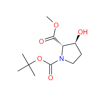 (2S,3S)-3-羟基-1,2-吡咯烷二羧酸 1-叔丁酯 2-甲基酯